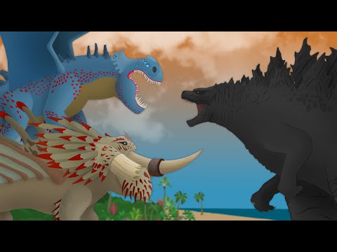 Red Death & Bewilderbeast vs Godzilla  |  EPIC BATTLE