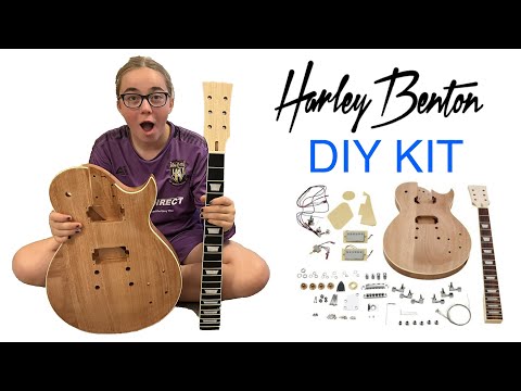 DIY Harley Benton Guitar Kit - UNBOXING - from Thomann - Single cut Les Paul