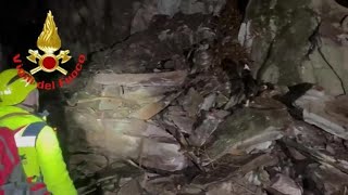 Frana sulla strada verso la Val Palot, disagi per la chiusura della strada