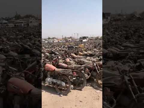 الحكومة ماخذين دراجته النارية وضايعه منه بهاي الدراجات النارية شوفو للاخير شسوه