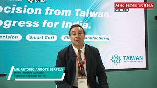 We connected with Mr. Antonio Argote Bertely at the Taiwan Pavilion