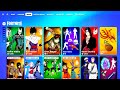 Fortnite ALL Anime Collabs Skins And Rewards