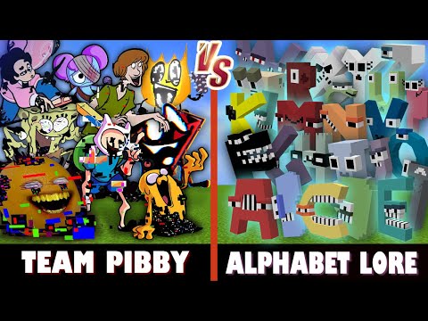 Dave - Pibby CN Glitch vs. Alphabet Lore | Minecraft (CHILL!)