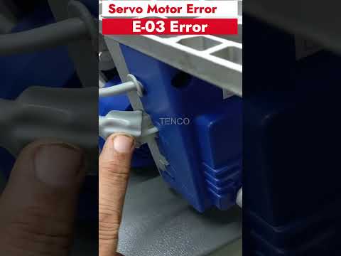 E-03 Error , Servo Sewing Machine Motor Repair , Program Solution @smguruji