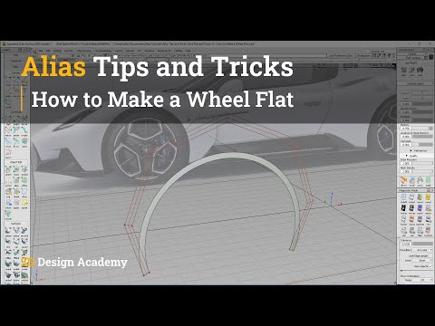 Alias Tips and Tricks 12 - How to Make a Wheel Flat