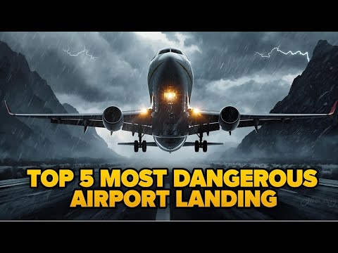 Top 5 Most Dangerous Airport Landings in the World | Extreme Pilot Challenges