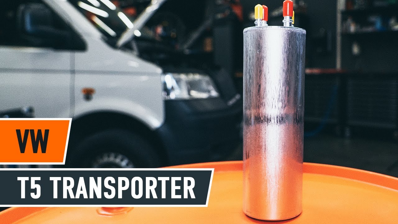 Üzemanyagszűrő-csere VW T5 Transporter gépkocsin – Útmutató