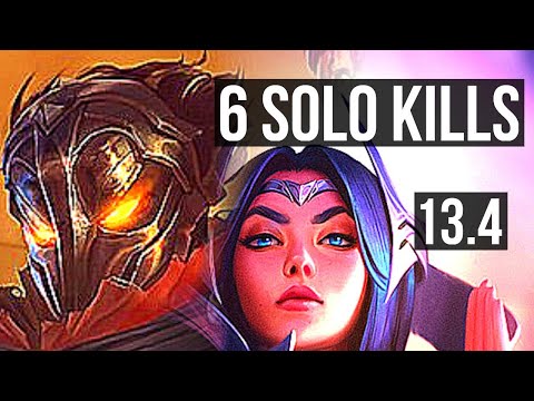 VIKTOR vs IRELIA (MID) | 6 solo kills, 12/3/7, Godlike, 300+ games | KR Master | 13.4