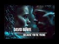 David Bowie - Because You're Young  (lyrics video with AI generated images)