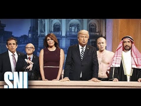 SNL  Alec Baldwin Returns as Trump to Talk Robert Mueller Putin Case.