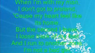 JoJo - Safe With Me Lyrics on screen