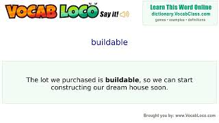 Video thumbnail for buildable