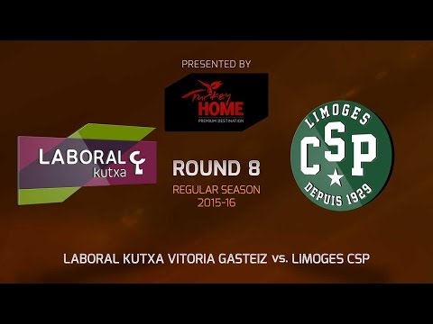  	Highlights: RS Round 8, Laboral Kutxa Vitoria Gasteiz 92-56 Limoges CSP