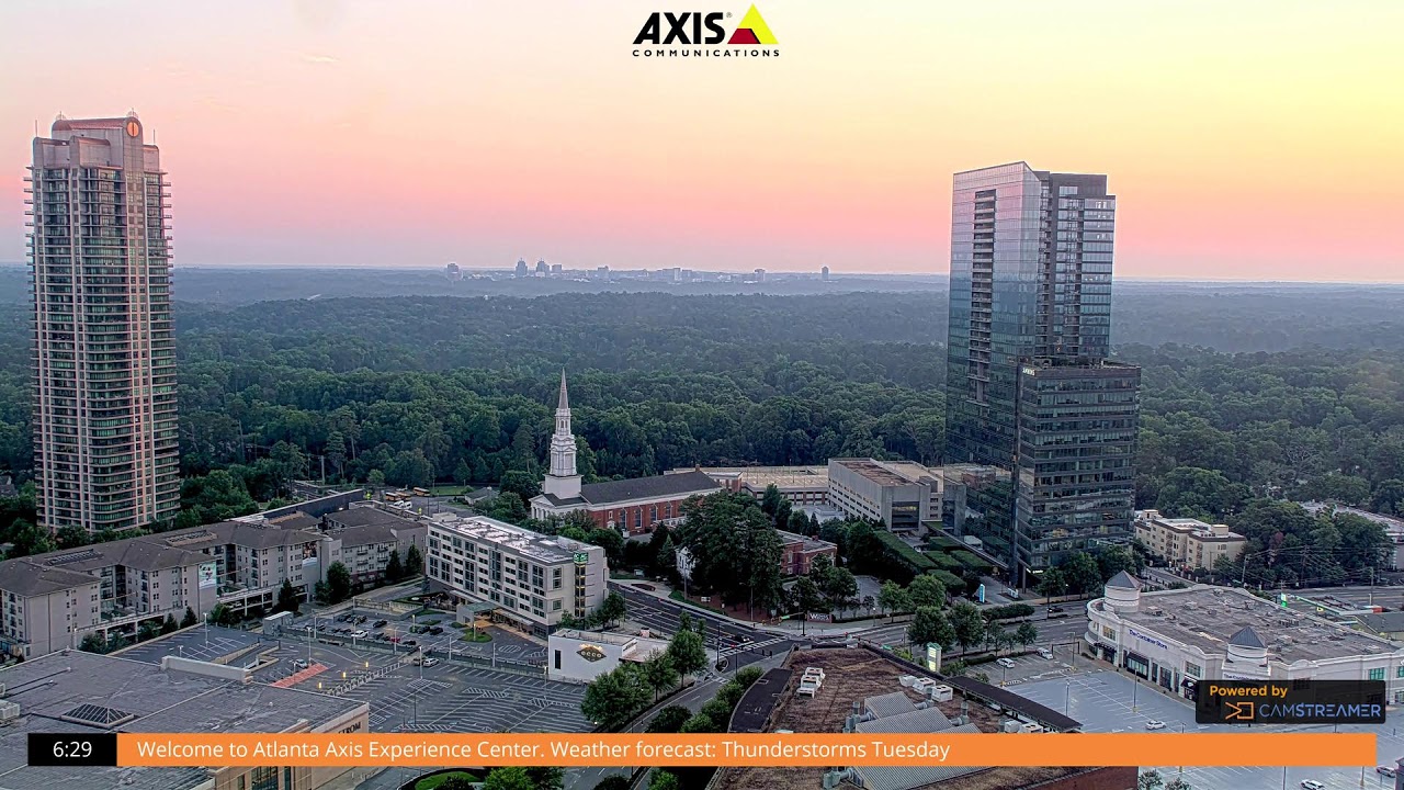 Live webcam view of Buckhead Skyline Panorama, Atlanta