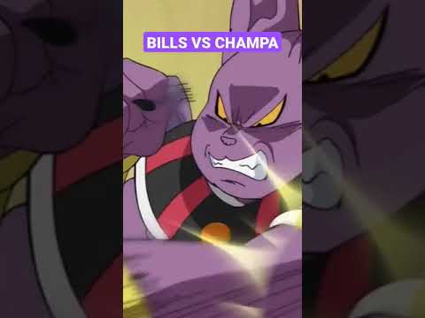 BILLS VS CHAMPA! DRAGON BALL SUPER