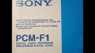 Video thumbnail for Sony PCM-F1 and SL-F1 - Part 4/4 - F1/C9 Betamax companion. Let there be POWER! by MrBetaByte