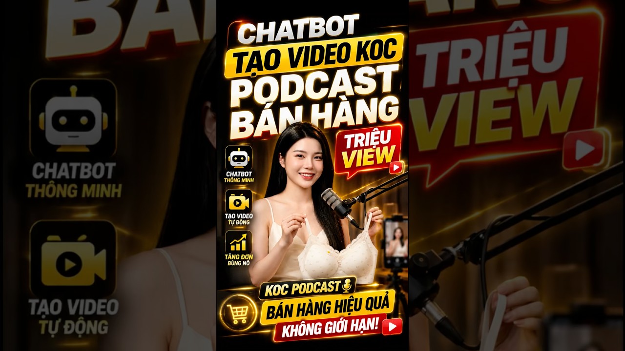 Chatbot Tạo Video KOC PODCAST Bán Hàng