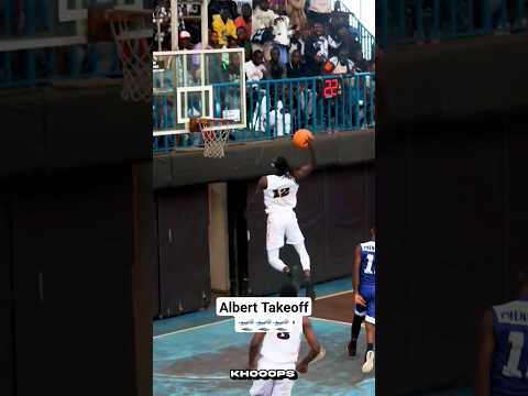 Albert with a Dunk for Nairobi City Thunder #kenyabasketball #khooops #kenyanbasketball #nba