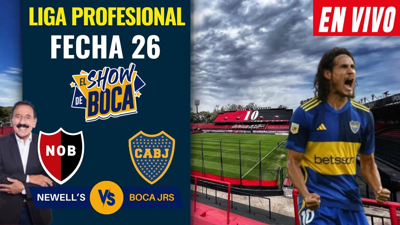 NEWELL'S vs BOCA JUNIORS EN VIVO con ROBERTO LETO desde ROSARIO - Relato EMOCIONANTE
