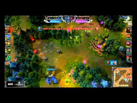 [OGN Summer 2013] MVP Ozone vs JIN AIR FALCONS Game 1 highlights