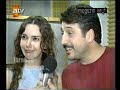 Hande Ataizi ve Cem Davran ikilisi ile çok enerjik bir röportaj (2001 - atv)