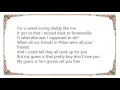 Jesse Winchester - Sweet Loving Daddy Lyrics