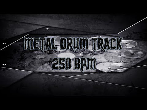 Insanely Fast Metal Drum Track 250 BPM |  Preset 2.0 (HQ,HD)