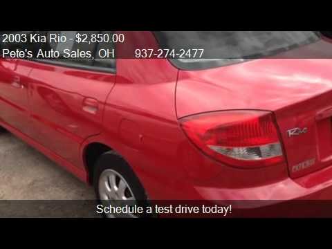 2003 Kia Rio Sedan - for sale in Dayton, OH 45414