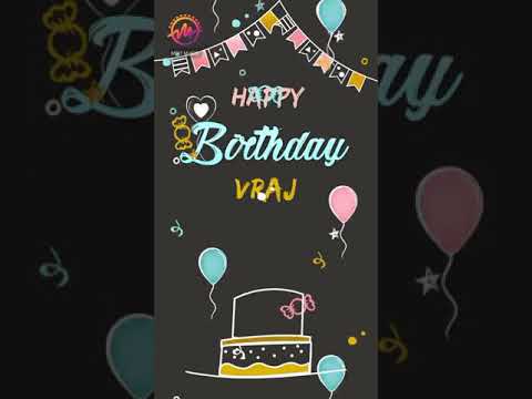 happy Birthday vraj