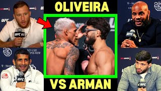 UFC Fighters Predict Oliveira vs Tsarukyan | UFC 300