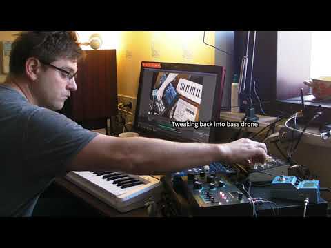 BlueARP DM driving Dreadbox Typhon, Korg EX-8000, Vermona Mono Lancet