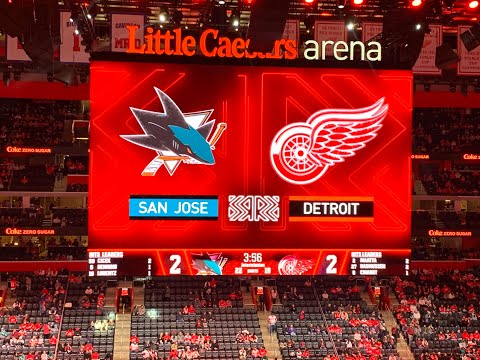 Detroit Red Wings vs. San Jose Sharks (Jan. 24, 2023) - Little Caesars Arena Experience