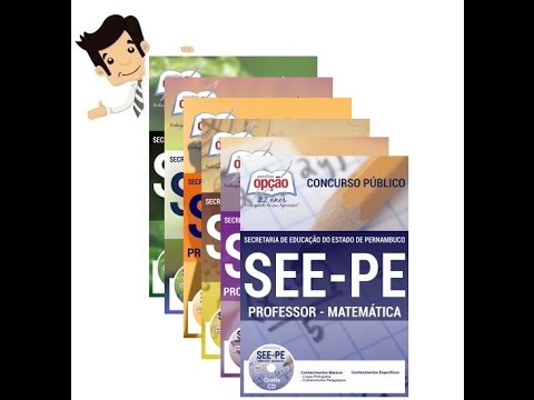 Apostilas do Concurso SEE-PE 2016 - Cargos de Professor