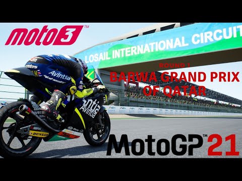 MotoGP 21 PS5 Gameplay | Career Mode Part 1, Moto3 Round 1