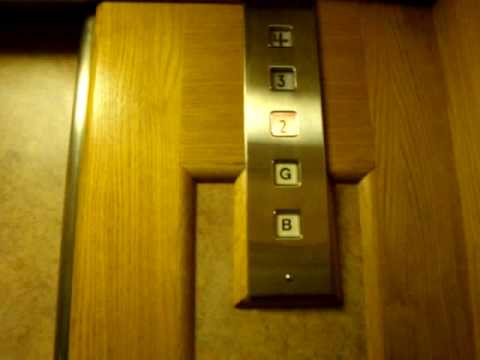 Old Montgomery Traction Elevator at the Days Inn on the Harbour downtown Victoria, British Columbia