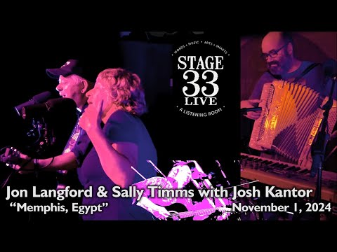 Mini-Mekons: Jon Langford, Sally Timms, Josh Kantor - Memphis, Egypt (Stage 33 Live; Nov 1, 2024)