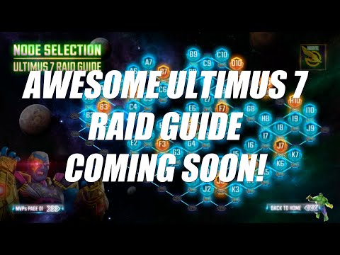 Preview of an Awesome new Ultimus 7 Raid Guide - Marvel Strike Force (MSF)