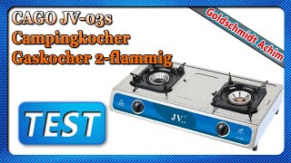 CAGO JV-03s Campingkocher Gaskocher 2-flammig 2023