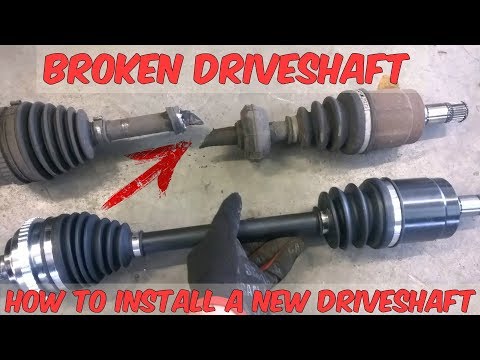 How to Install A New Driveshaft In A Honda Civic - DIY