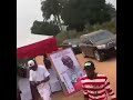 Governor Okezie Ikpeazu's son, Chinedu, arriving in a convoy at an event in the state