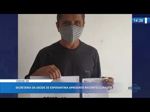 Covid-19: Secretaria de sauÌde de Esperantina apresenta pacientes curados (15 05 20)