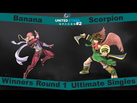 United Cyber Space Weekly #2 Winners Round 1 - Banana(Sheik) Vs Scorpion(Pit)