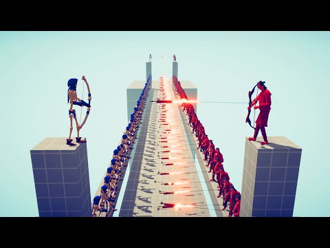 50x SKELETON ARCHERS vs 50x EVERY RANGED UNIT | TABS - Totally Accurate Battle Simulator