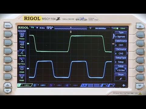 Using Setup and Hold Trigger