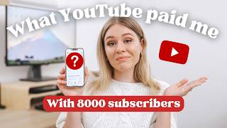 How Much YouTube Paid Me in October with 8000 Subs | YouTube AdSense Revenue Report