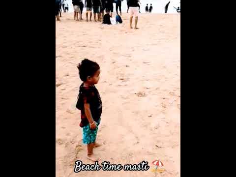 mitti se hath kharab nahi hone chahiye Bhuvik reaction 😅#Goa#beach#Masti# #song#happiness#enjoy