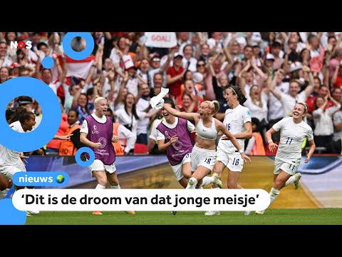 Feest in Engeland na winst EK voetbal