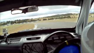 preview picture of video 'HULK Helmut Cam at NSW Time Attack Wakefield Park 1.02'