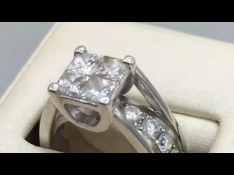 14K Princess Cut Diamond Ring