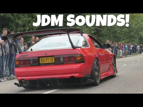 JDM Tuner Cars Leaving Meets! EPIC SOUNDS!
